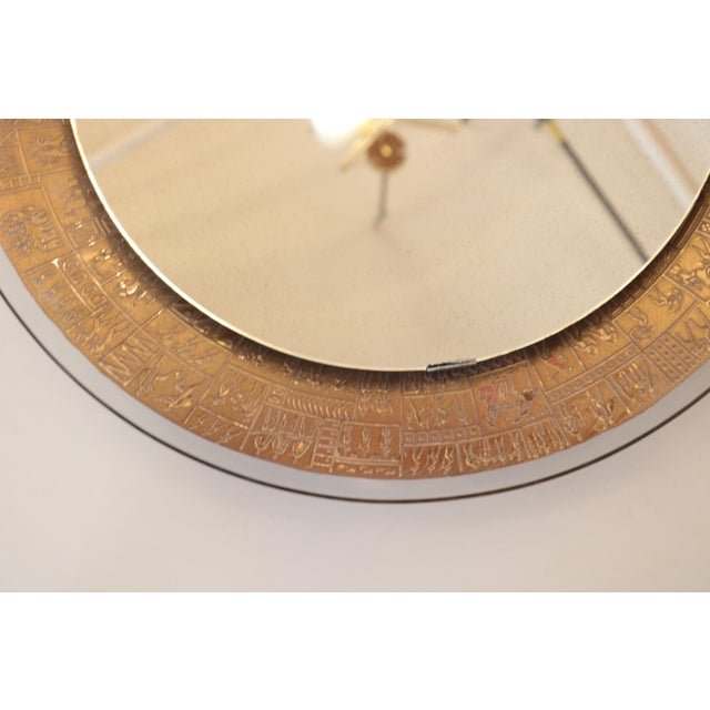 1960s Fine Modernist Backlit Mirror by M. Furgieri For Sale - Image 17 of 18