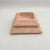 Pink 1986 Jaru Stone Ceramic Stepped Catchall For Sale - Image 8 of 13
