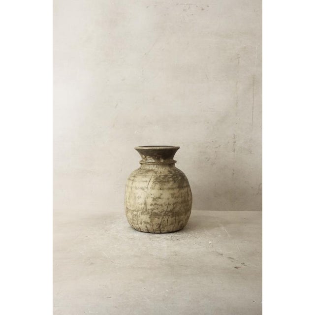 Vintage Teak Vase For Sale - Image 4 of 5