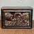 Wood Vintage Blood Sandalwood Carved Jewelry Box With Dragon Motif and Drawer For Sale - Image 7 of 8