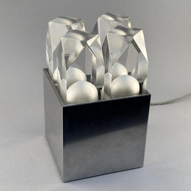 Sculptural Table Light by Gaetano Missaglia, Italy, 1960s For Sale - Image 8 of 14