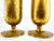 Contemporary 1950s Vintage Art Deco 24 Karet Gold Glass Vases- a Pair For Sale - Image 3 of 10