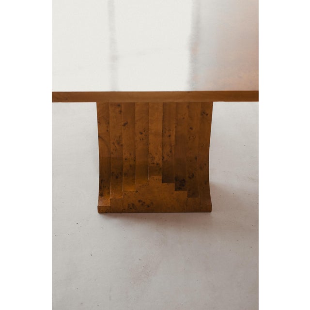 Burl Wood Dining Table attributed to Carlo Scarpa, 1960s For Sale - Image 16 of 18
