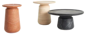 Marble Altana Side Table by Ivan Colominas, Set of 3