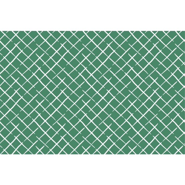 Bahama Court Forest Green Fabric by the Yard For Sale