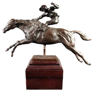 Bronze Polo Figurine, 1950s