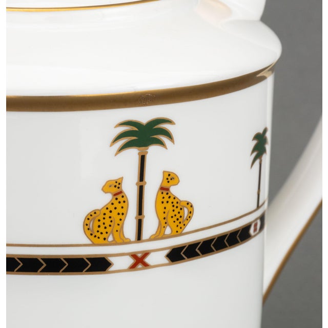 Christian Dior Christian Dior "Casablanca" Porcelain Teapot For Sale - Image 4 of 9