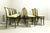12 bentwood green chairs in project condition. Chair frames in very good condition. Several chairs have minor defects in...