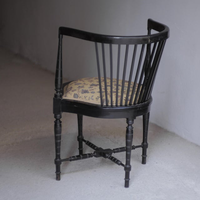 Chair with Armrests attributed to Adolf Loos, 1940s For Sale - Image 10 of 18