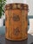 Rustic European Vintage Bamboo Rattan Wood Storage Chest Brass Accents Woven Basket With Lid 16” For Sale - Image 3 of 7