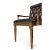 Classic Leather Tufted Dining Armchairs- Set of 2 For Sale In Greensboro - Image 6 of 11