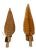 Large Wall Lights in Brass and Murano Glass, 1990s, Set of 2 For Sale