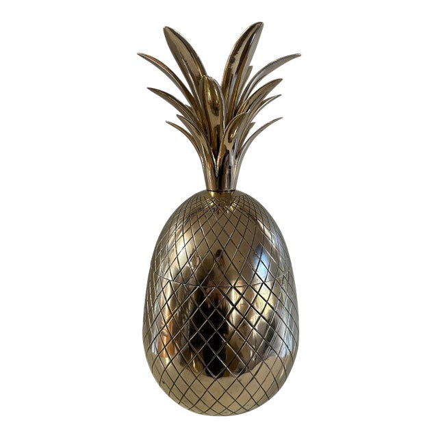 Extra Large Vintage Brass Pineapple For Sale