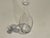 Glass Pair Mid 20th Century Minimalist Clear Glass Decanters With Stoppers For Sale - Image 7 of 15