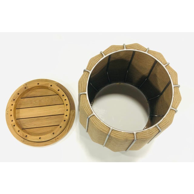 Baker Furniture Company Jamie Durie for Baker McGuire Satsuma Outdoor Stool/Planter For Sale - Image 4 of 6