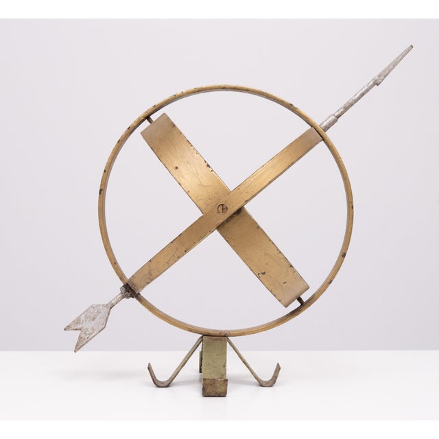 Very nice decorative sundial. Handmade metal. nice patine after 50 years in the garden.