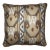 Isfahan Tribal Motif Square Designer Pillow With Down Feather Insert For Sale