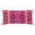 Traditional Schumacher Sandor Stripe Embroidery Lumbar Pillow in Magenta For Sale - Image 3 of 3