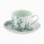 Set of 2 Tea Cups & Saucer Blue Marble For Sale - Image 4 of 4