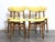 Mid-Century Modern Vintage Italian Dining Chairs, 1960s, Set of 4 For Sale - Image 3 of 14
