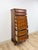 Brown Mid 20th Century Ficks Reed Faux Bamboo Lingerie Chest Eight Drawers Brass Hollywood Regency For Sale - Image 8 of 11