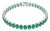 Natural 18k Gold Emerald Bracelet, 16.15ct For Sale