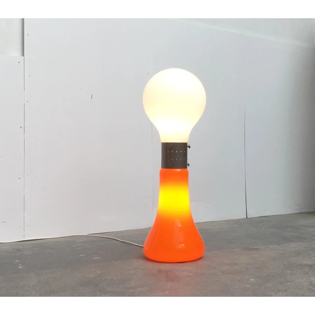 Mid-Century Italian Space Age Model Birillo Murano Glass Floor Lamp, 1960s For Sale - Image 17 of 18