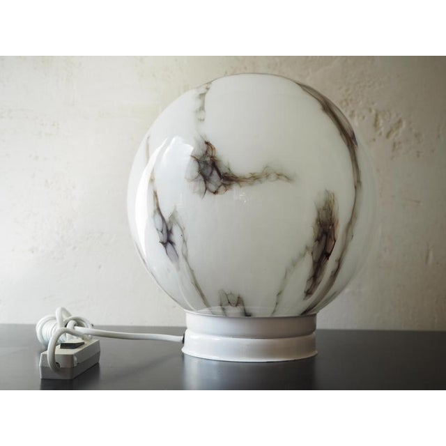 Mid-Century Sphere Table Lamp, 1970s For Sale - Image 4 of 11