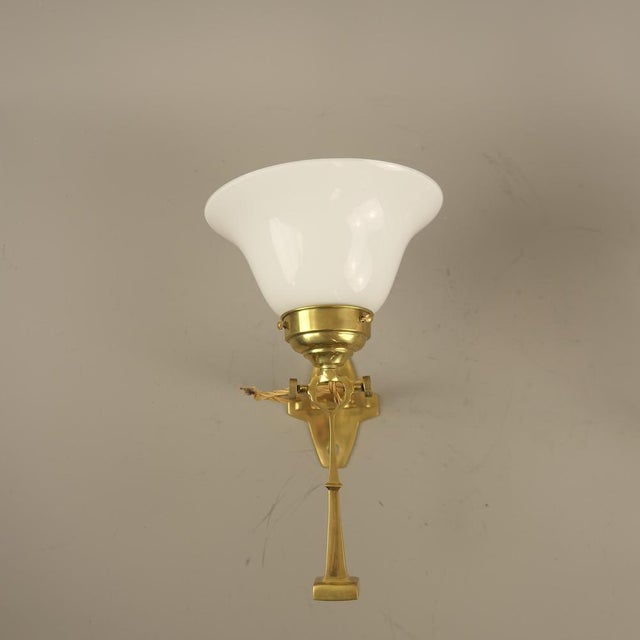 Semi-Cardanic Wall Lamp from Wiener Werkstätte, Vienna, 1920s For Sale - Image 16 of 18