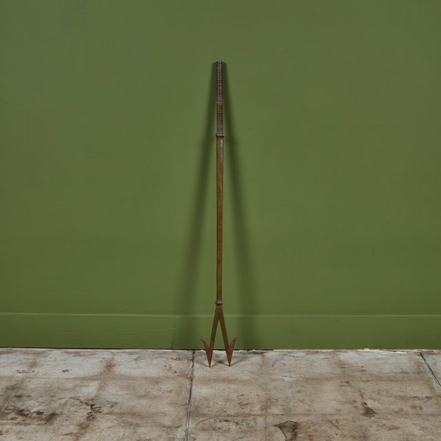 Metal Brass Fire Poker for Saarinen Swanson Group For Sale - Image 7 of 10