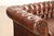 Brown Chesterfield Style Brown Leather Sofa For Sale - Image 8 of 18