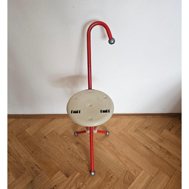 Mid-Century Modern Mid-Century Ulisse Folding Stool by Ivan Loss, Sandrigarden, Italy, 1981 For Sale - Image 3 of 17