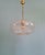 1970s Large Vintage Pendant Light in Clear Glass Inlaid with Gold Glitter, Germany, 1970 For Sale - Image 5 of 12