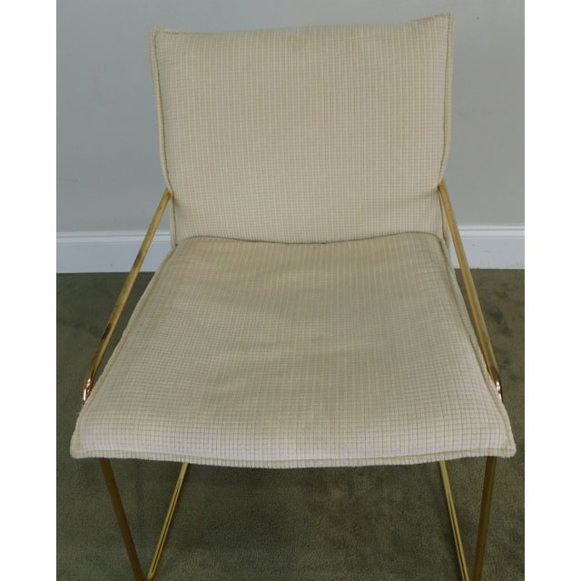 Otto Gerdau Italian Mid-Century Modern Brass Armchairs - a Pair For Sale - Image 11 of 13