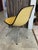 Textile Vintage Yellow Vinyl-Covered Fiberglass Chair by Charles and Ray Eames for Herman Miller, 1950s For Sale - Image 7 of 18