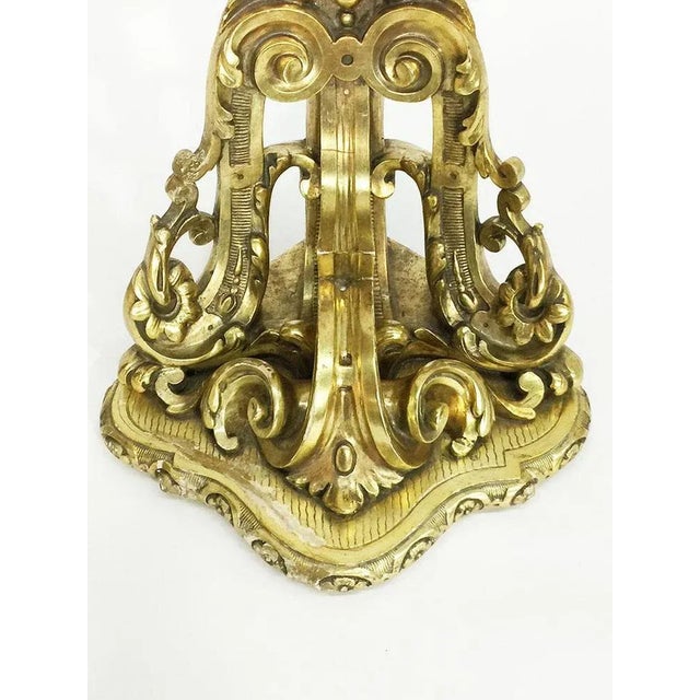 19th Century Gilded Corner Wall Bracket For Sale - Image 5 of 12