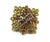 41ct Diamond Peridot & Amethyst 18k Yellow Gold Large Flower Brooch For Sale - Image 4 of 7