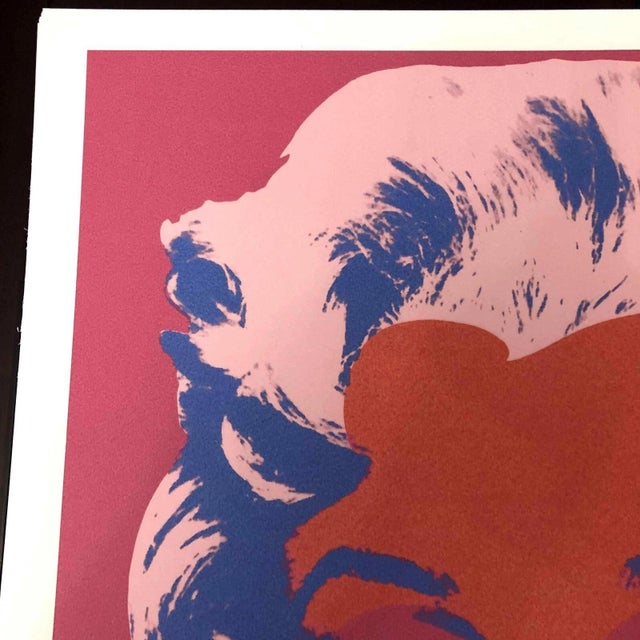 Lithograph "Marylin Monroe" Signed of the plate and numbered by hand Limited Edition of 500 pieces Each piece is...