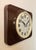 1970s Vintage Brown Plastic Wall Clock from Prim, 1970s For Sale - Image 5 of 17