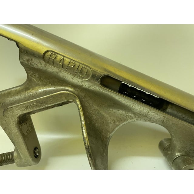 1970s Vintage Bar-Mount Wine Bottle Corkscrew by Rapid Swiss, 1970s For Sale - Image 5 of 11