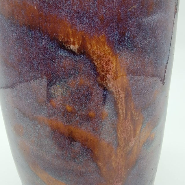 Vintage Jean Mann Signed Art Pottery Vase For Sale - Image 10 of 10