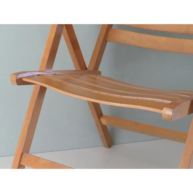 Wood Wooden Folding Garden Set, Set of 5 For Sale - Image 7 of 13