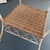 1960s Square Green Marble and Wrought Iron Patio Dining Table For Sale In New York - Image 6 of 7