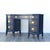 Vintage mahogany desk of five drawers This desk is solid built with dovetail joints. This desk is newly refinished in blue...