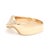 Modern 3d Twist Band Ring, 14k Yellow Gold, Ring Size 5.5, Stackable For Sale - Image 3 of 7