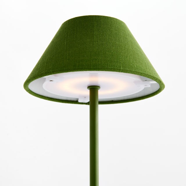 Alluna Cordless Led Lamp 14" - Dark Green For Sale In Chicago - Image 6 of 9