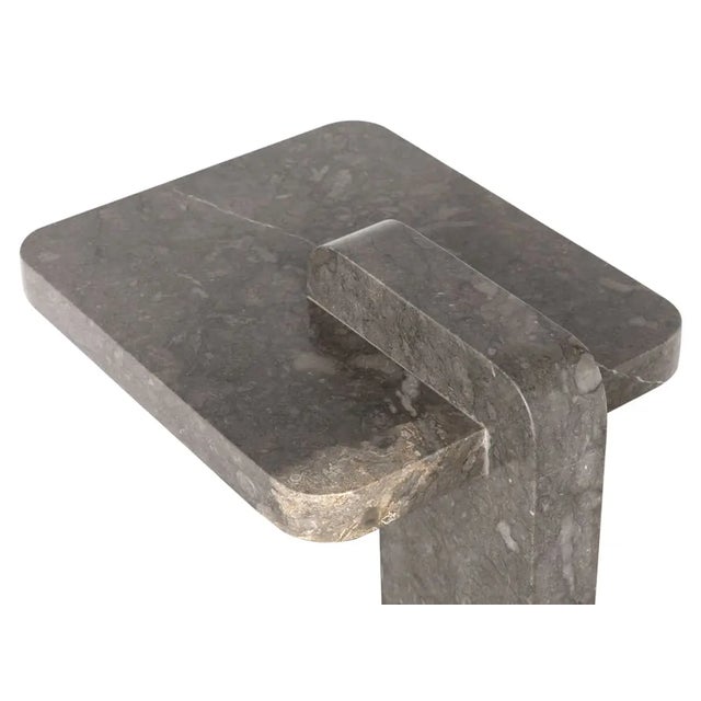 NOIR North Side Table, Black Marble For Sale In Los Angeles - Image 6 of 7