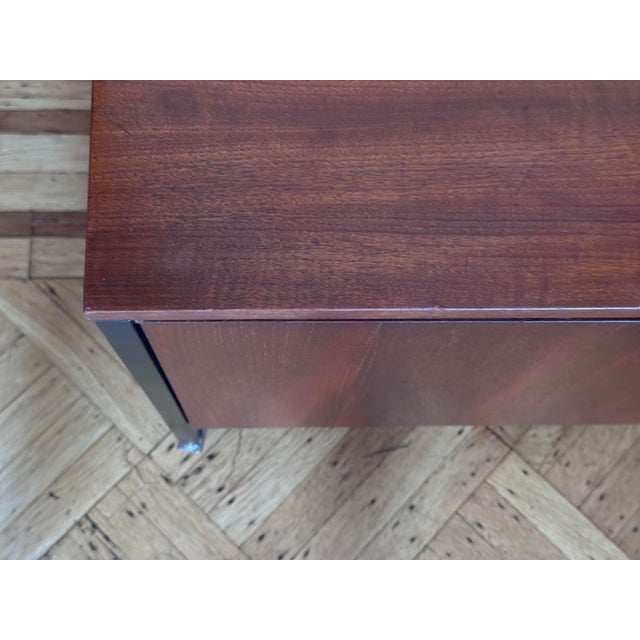 Rare Mid-Century Florence Knoll Mobile Bar Cabinet for Knoll International Stuttgart For Sale - Image 9 of 12