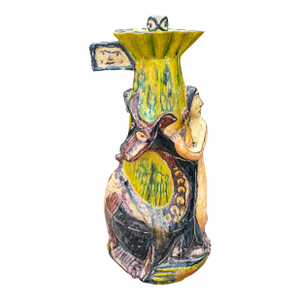 Italian Modern Glazed Terracotta Sculpture
