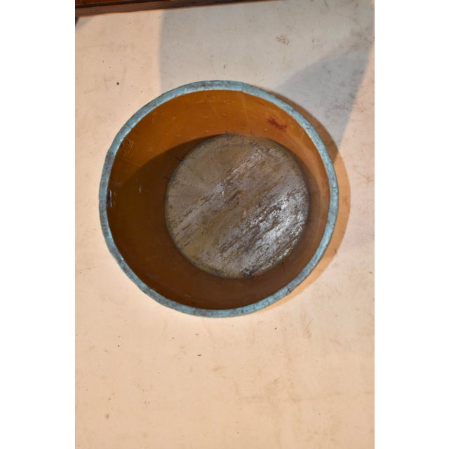 American Hand-Painted Maple Sap Bucket , Circa 1960 For Sale - Image 3 of 8